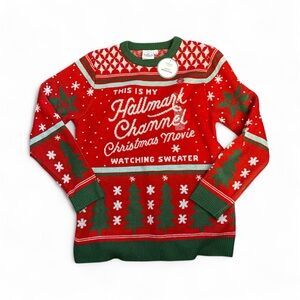 Hallmark Red and Green Christmas Sweater